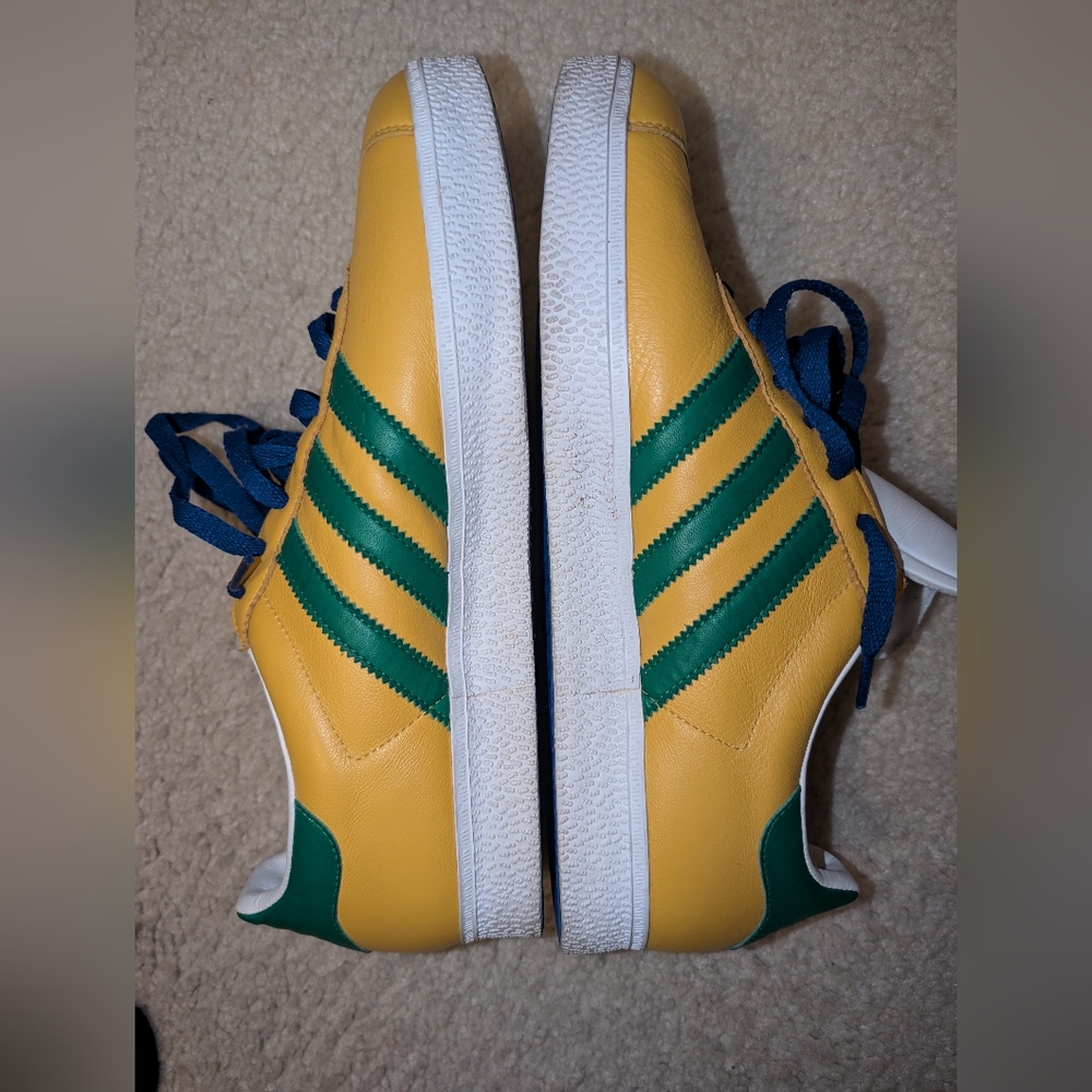Adidas Yellow and Green Sneakers